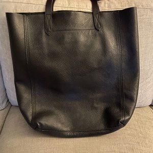 Cuyana tall leather tote